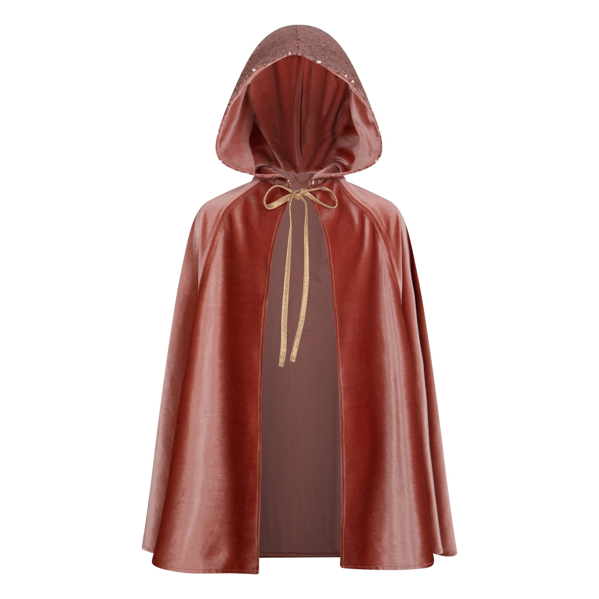 Enchanting Pink Riding Hood Cape Costume