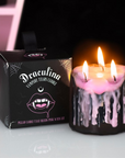 Small Pink Vampire Tears Pillar Candle