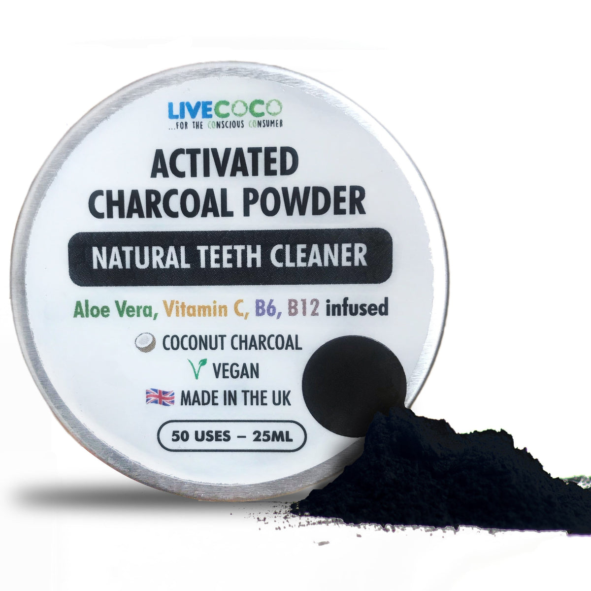 Teeth Cleaning Powder (Vitamins &amp; Aloe Vera Infused)
