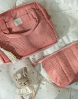 Coral Make Up Bag Set in Two Practical Sizes