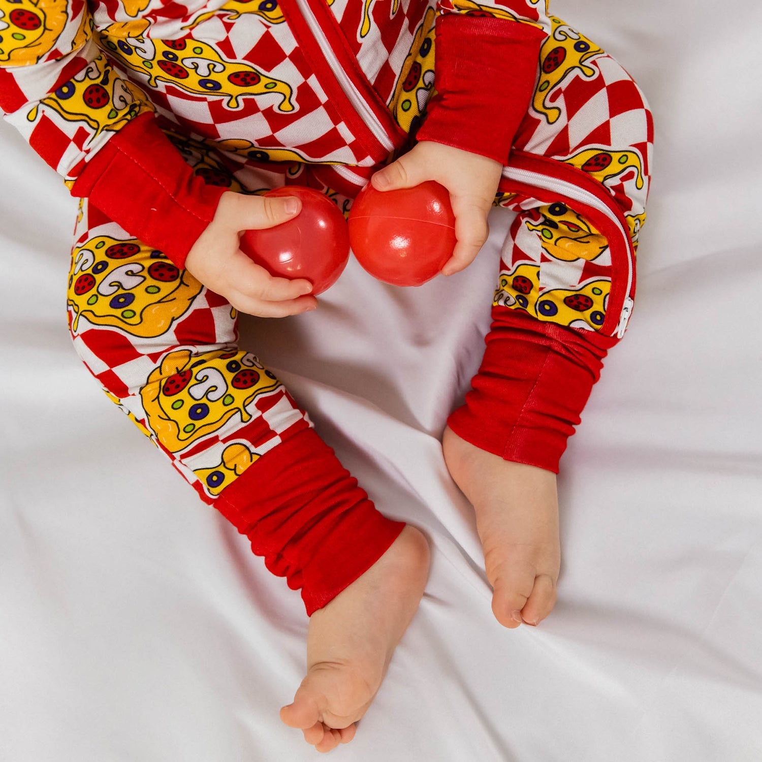 Buttery Soft Bamboo Zip Onesie Sleeper - Fold Over Hands & Feet for Baby Comfort & Style by NIXX BABY at brixbailey.com