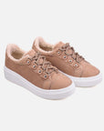 Cozy Winter Sneakers in Beige