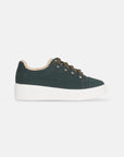 Warm Suede Sneakers in Green