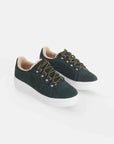 Warm Suede Sneakers in Green