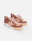 Womens Multicolour Suede Sneakers