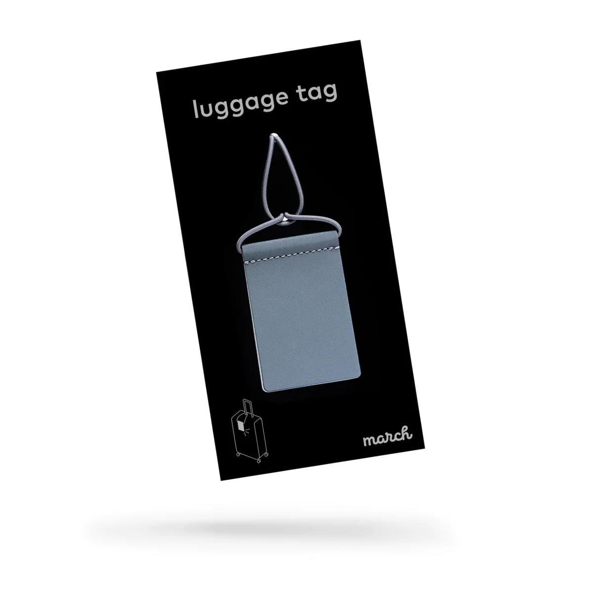Reflective &amp; Writable MARCH Luggage Tag – Stand Out &amp; Secure by March Design Studio at www.brixbailey.com