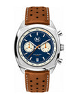 Driver Chronograph MKII Quartz, Blue Reverse Panda Tan Strap (PRE-ORDER NOW)