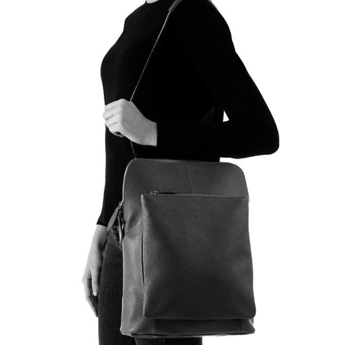 Maroon Pebbled Leather Backpack – Elegant &amp; Versatile by Sostter at brixbailey.com