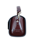 Bauble Handmade High Shine Leather Handbag - Marsala Red
