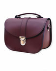 Olympia Handmade Leather Bag - Marsala Red
