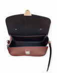 Olympia Handmade Leather Bag - Marsala Red