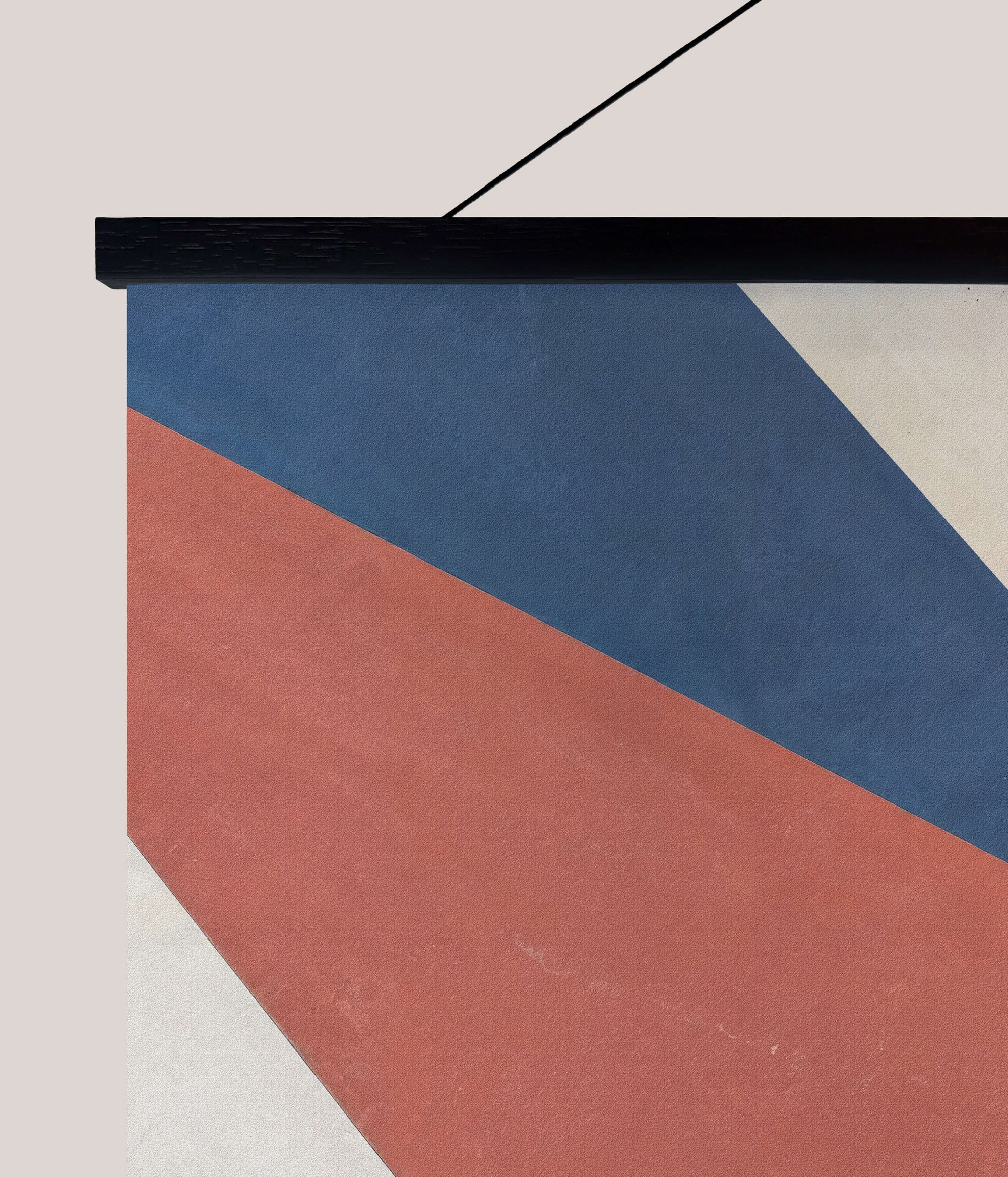 Modern Geometric Triangle Tapestry