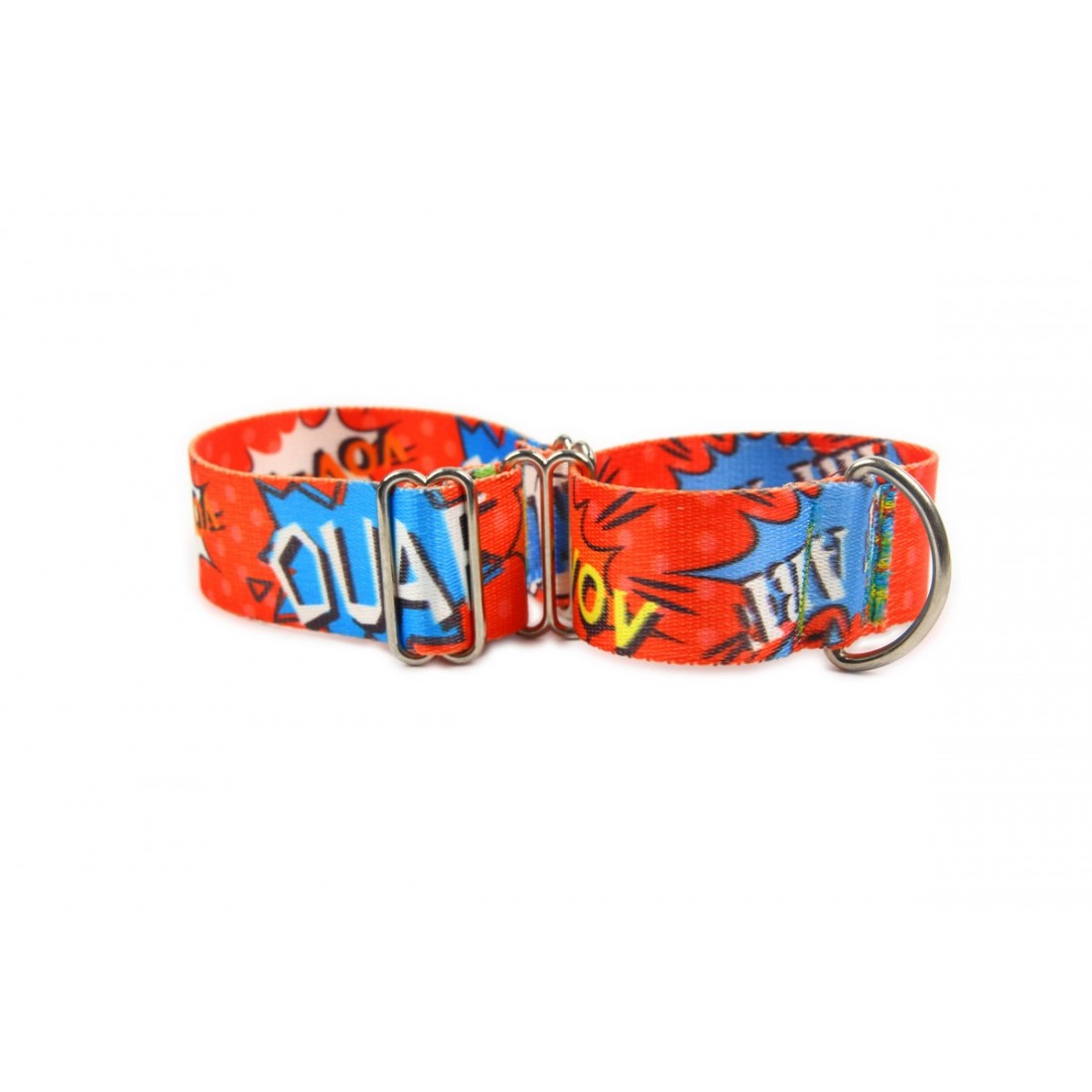 Red Graffiti Martingale Dog Collar
