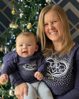 Blue Heart Breastfeeding Top