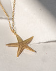 Maxi Gold Ocean Starfish Necklace