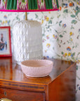 Mayfair Trinket Hold All Rattan Basket in Pink