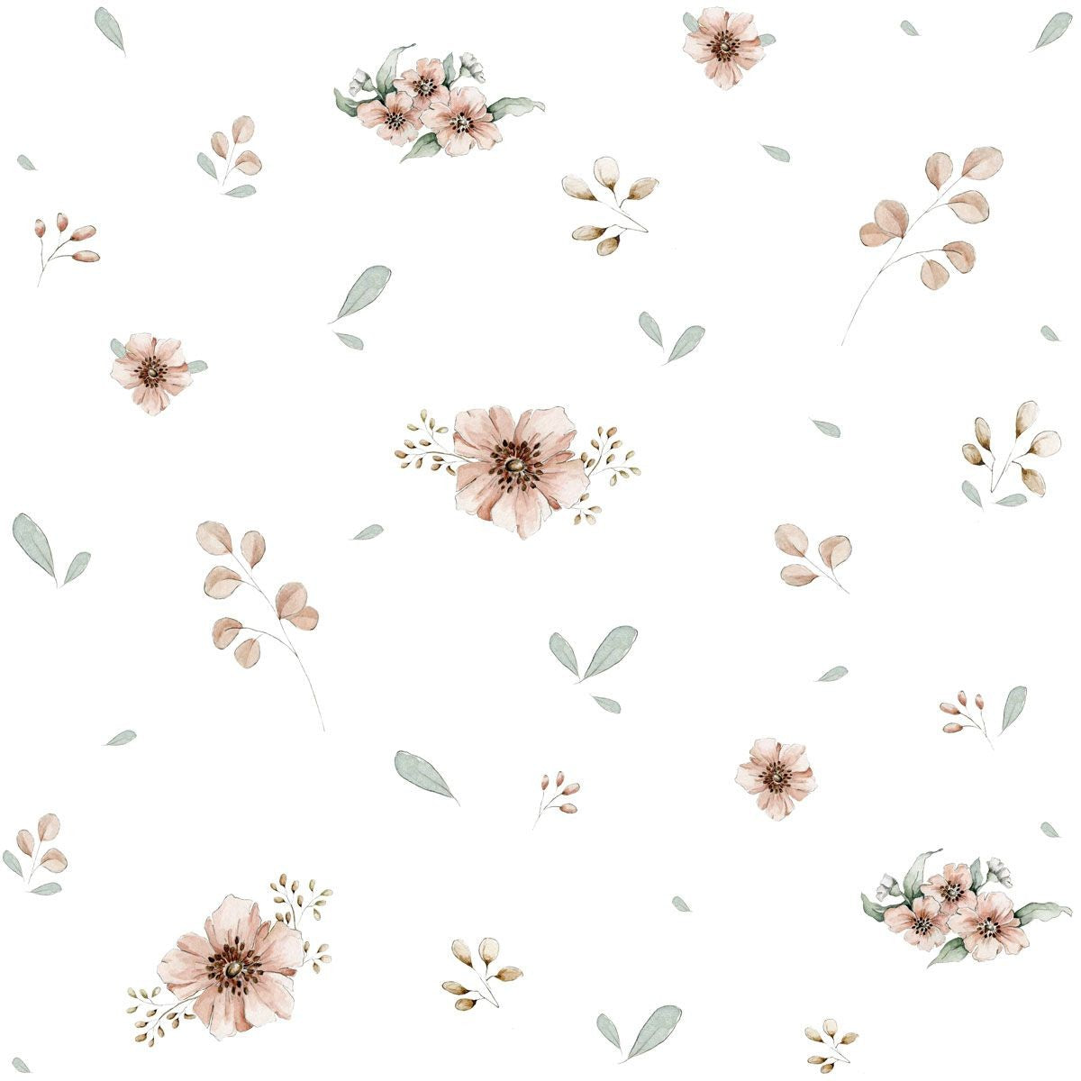 Flowers Minimini Wallpaper for Stylish Living Spaces