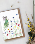 Meadow fairy greetings card