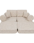 Medium Modular Sofa for Kids in Marshmallow Beige