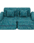 Medium Modular Kids Sofa in Lagoon Blue