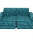 Medium Modular Kids Sofa in Lagoon Blue
