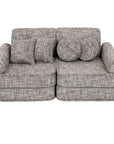 Medium Modular Sofa in Tangle Moon Grey for Kids