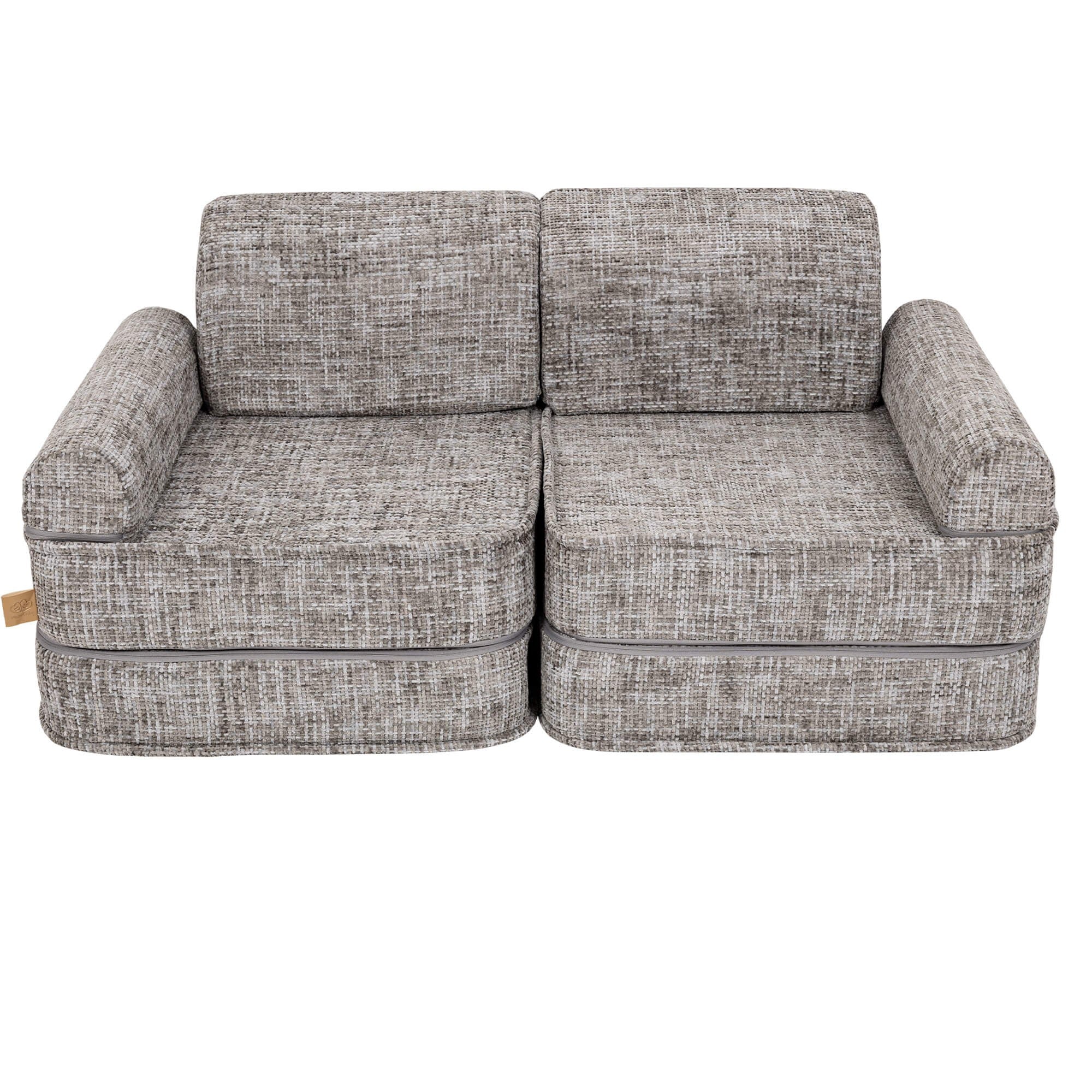 Medium Modular Sofa in Tangle Moon Grey for Kids