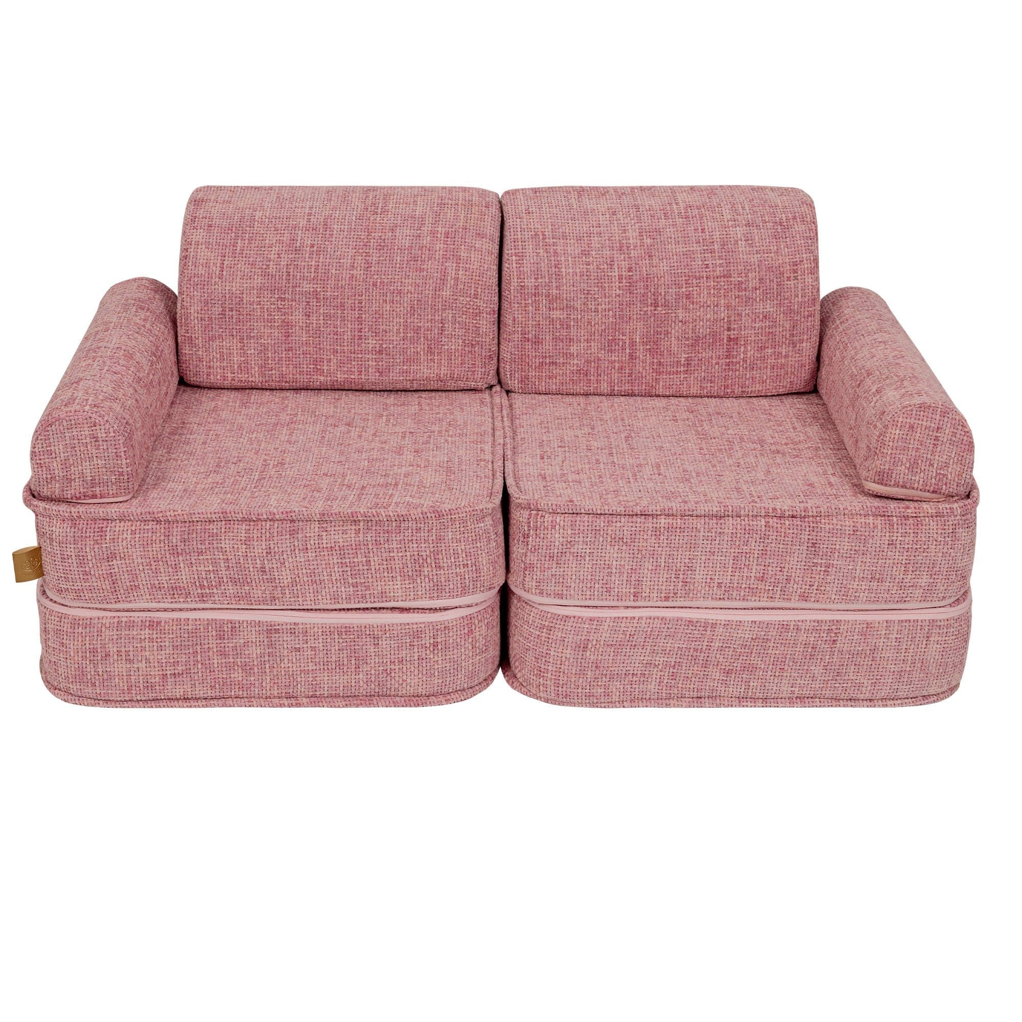 Medium Modular Sofa for Kids in Bubblegum Pink