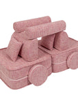 Medium Modular Sofa for Kids in Bubblegum Pink