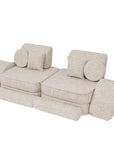 Medium Modular Sofa for Kids - Tangle Marshmallow Beige Plus