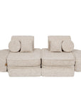 Medium Modular Sofa for Children in Marshmallow Beige