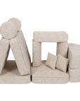 Medium Modular Sofa for Kids - Tangle Marshmallow Beige Plus