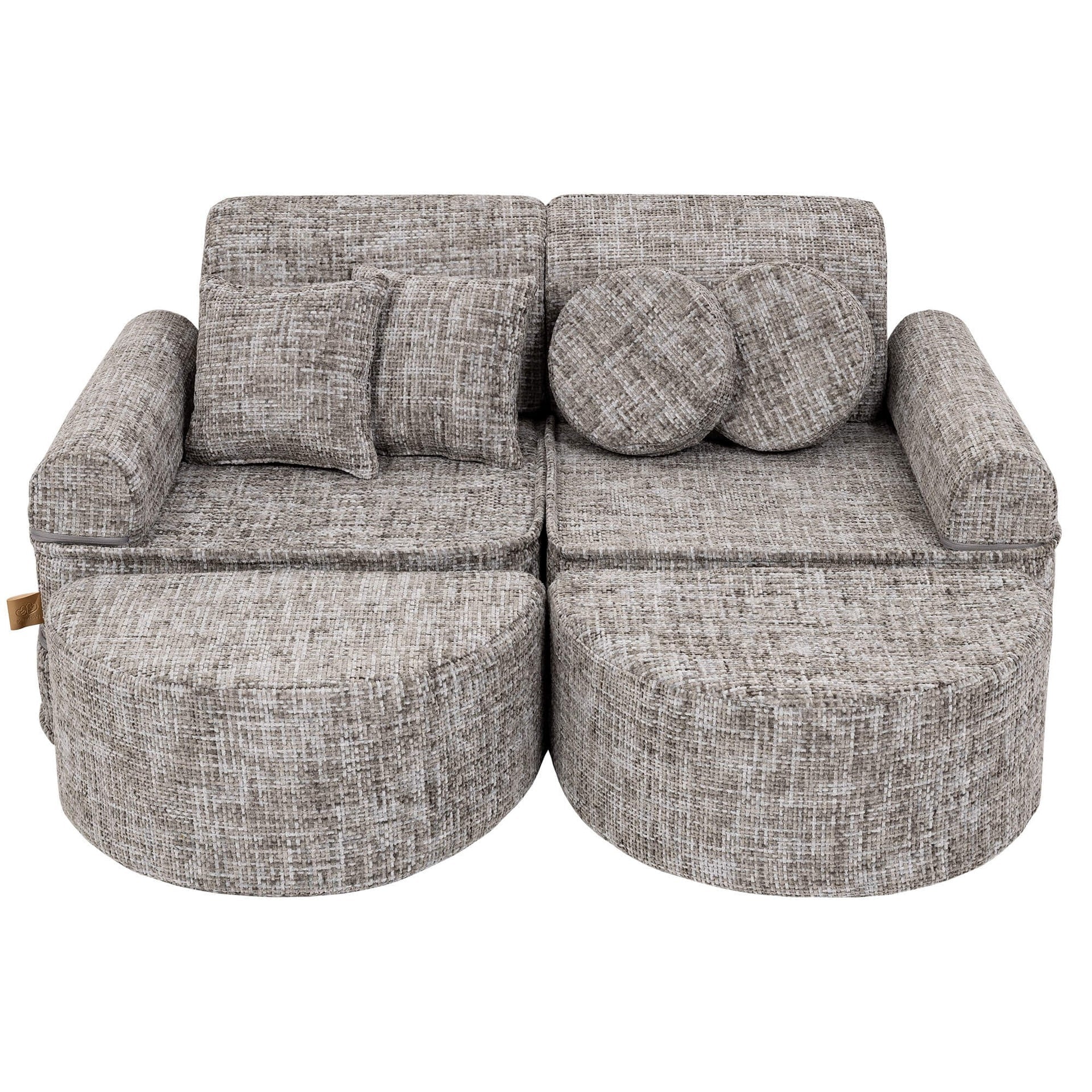 Medium Modular Sofa for Kids - Tangle Moon Grey Plus