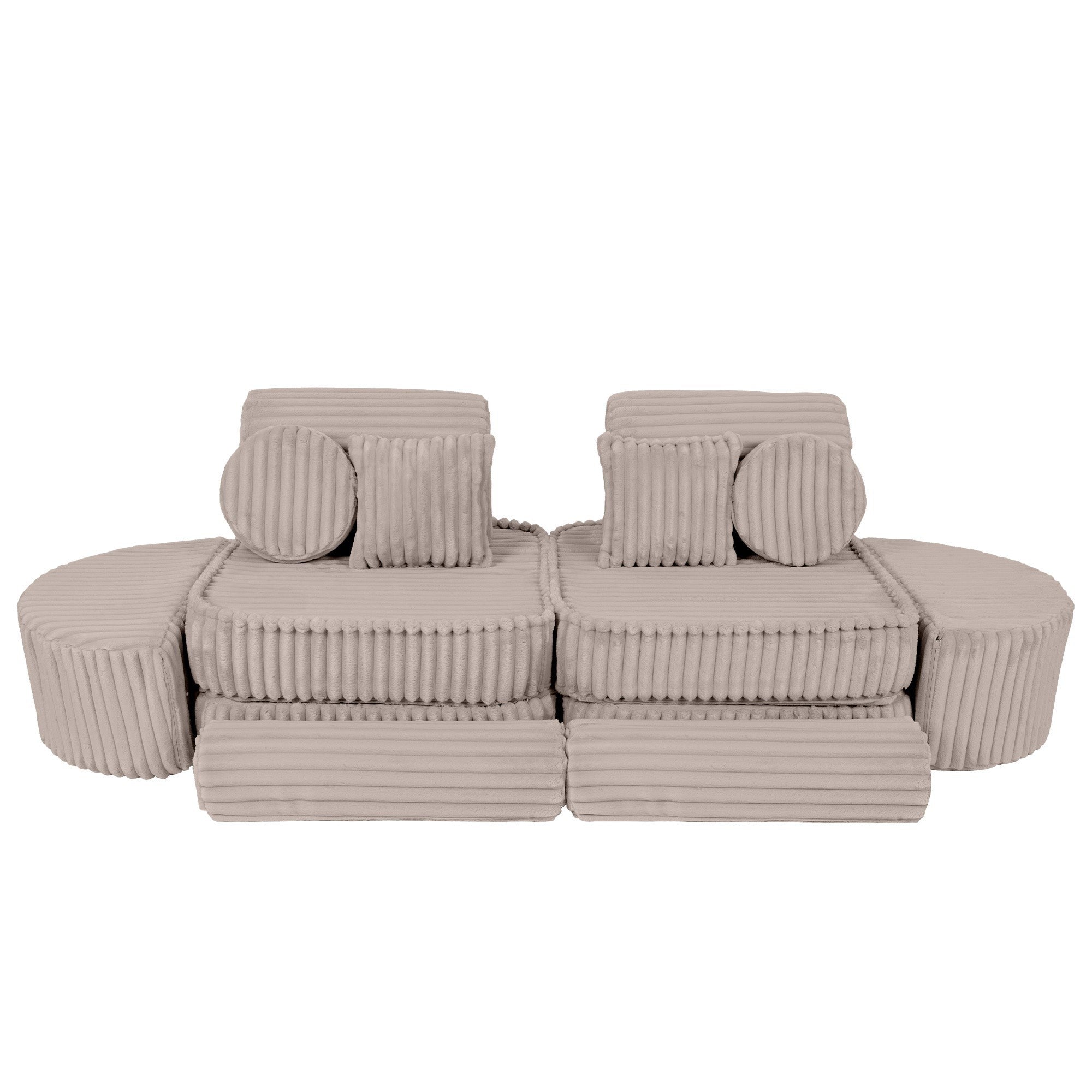 Medium Modular Kids Sofa in Churros Beige Plus