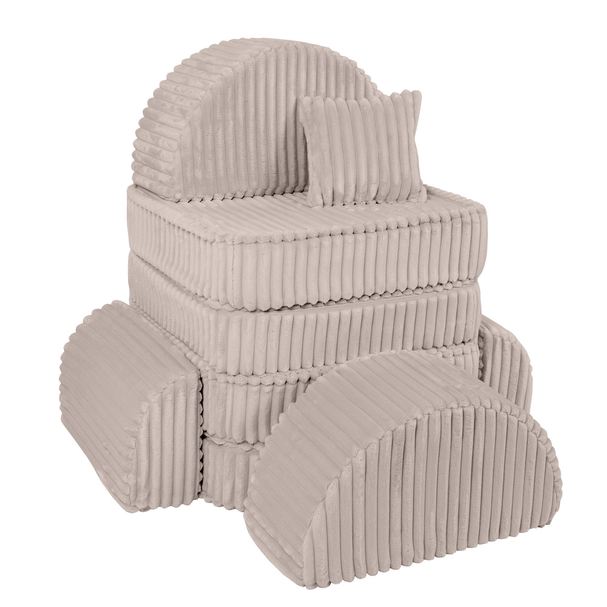 Medium Modular Kids Sofa in Churros Beige Plus