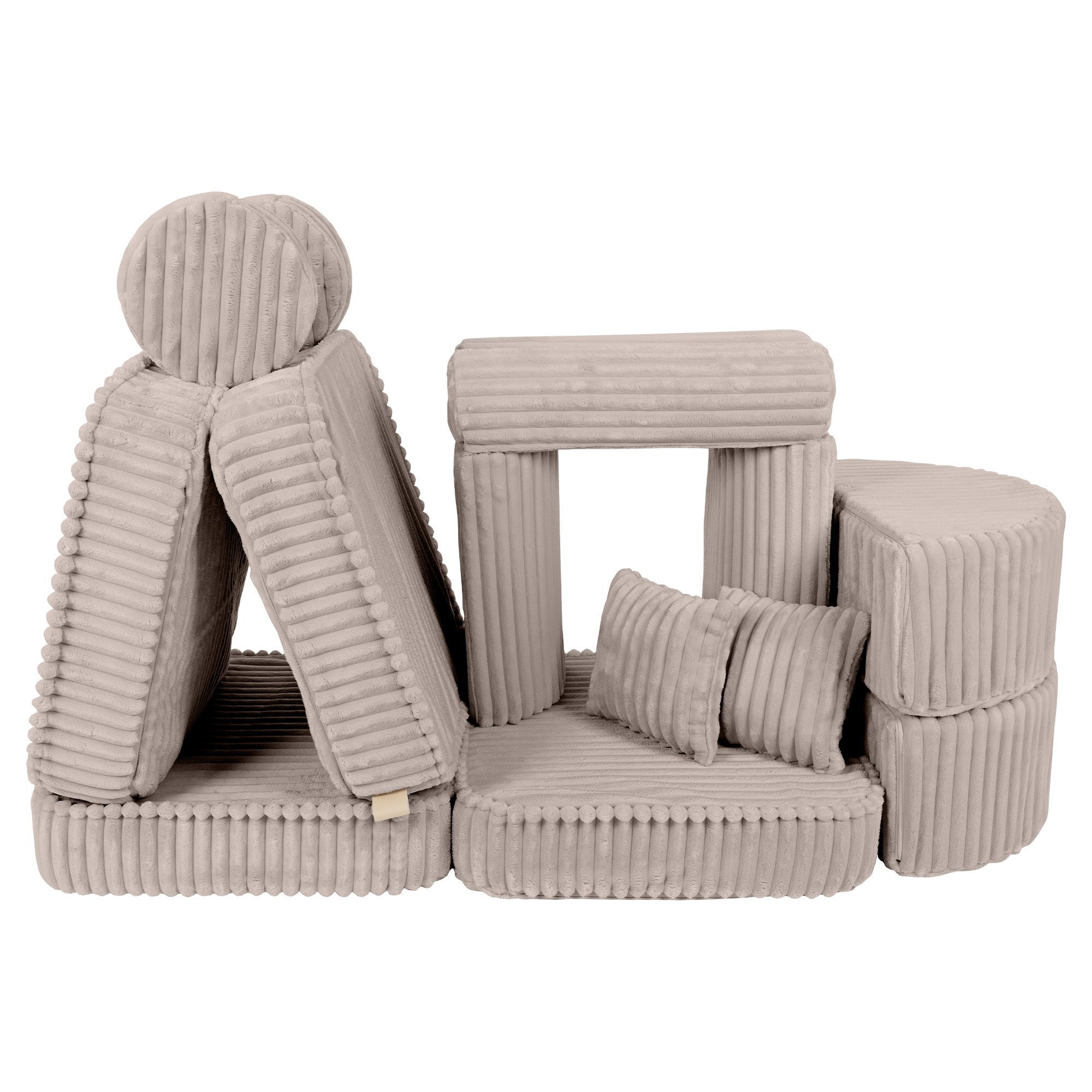 Medium Modular Kids Sofa in Churros Beige Plus