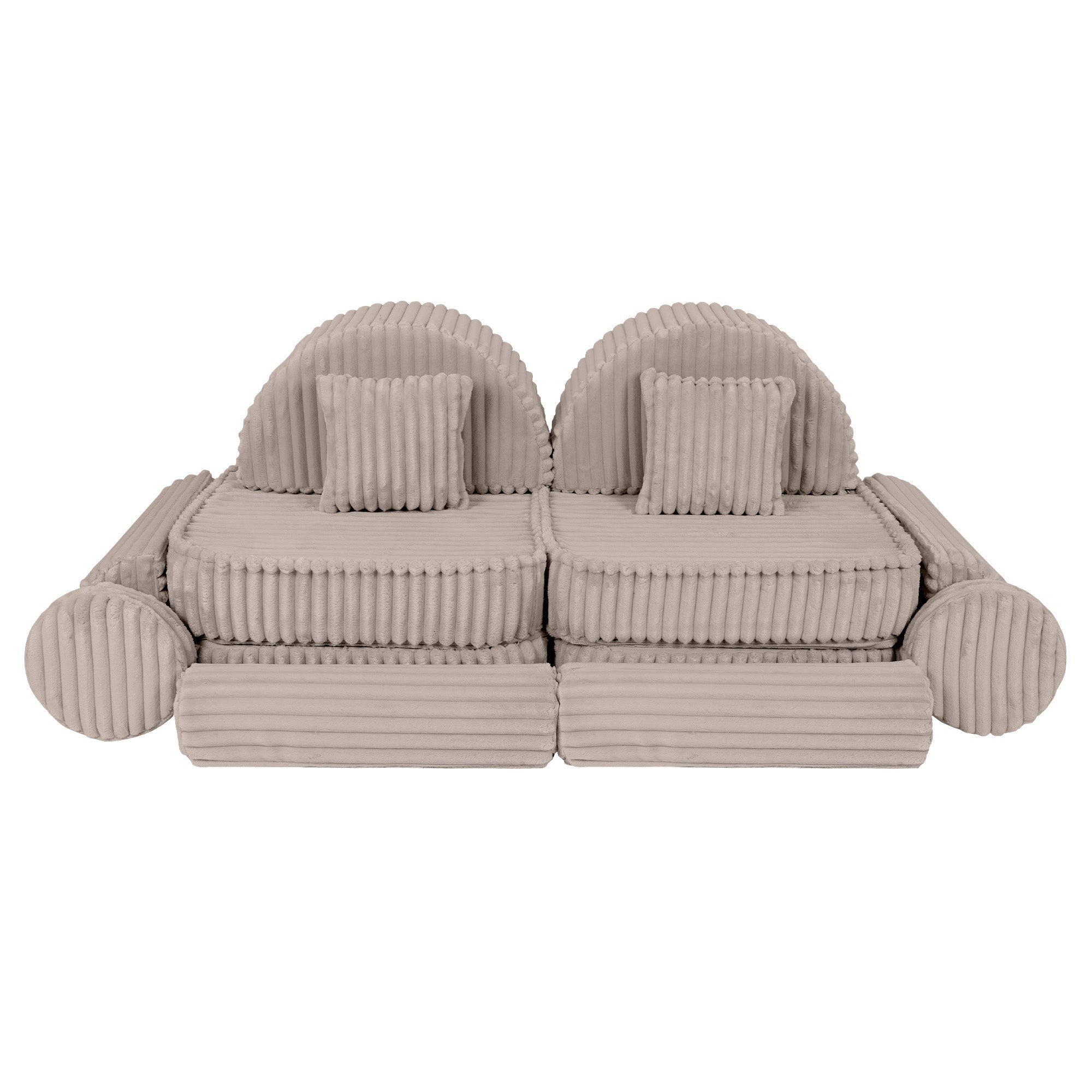 Medium Modular Kids Sofa in Churros Beige Plus