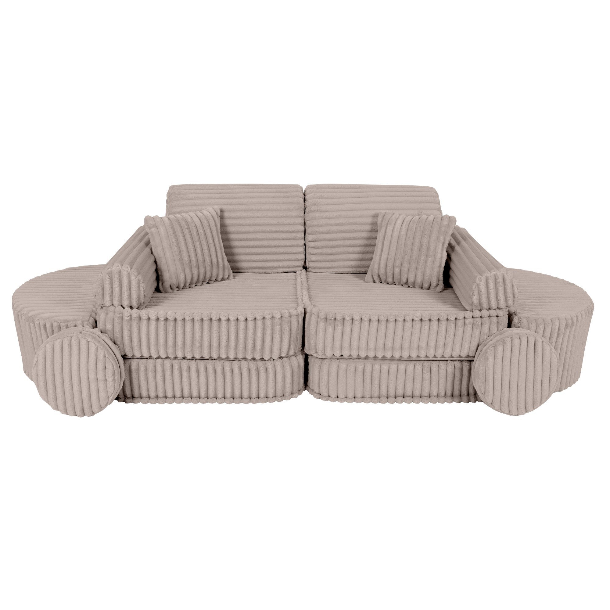 Medium Modular Kids Sofa in Churros Beige Plus