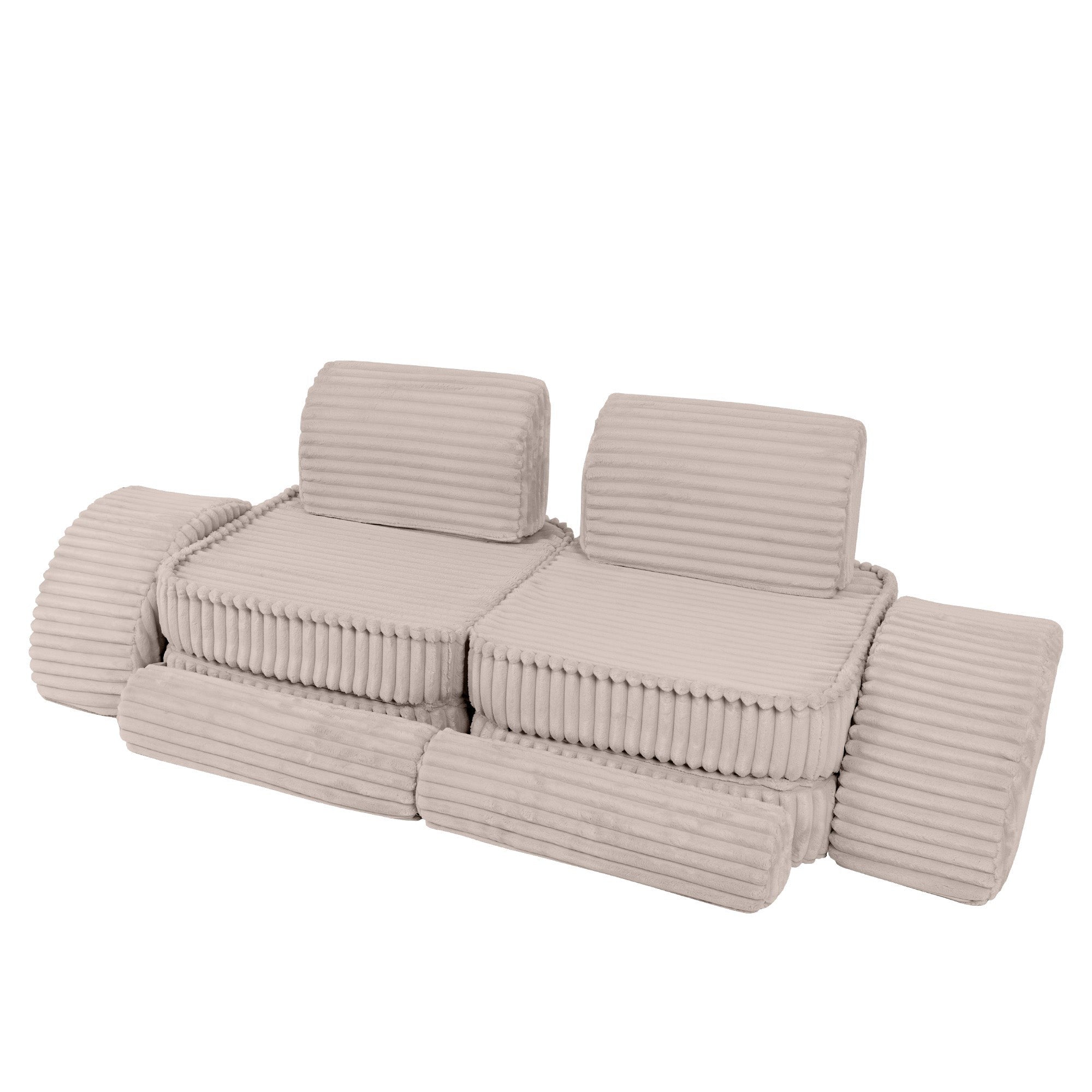Medium Modular Kids Sofa in Churros Beige Plus
