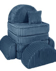 Medium Modular Kids Sofa in Churros Blue