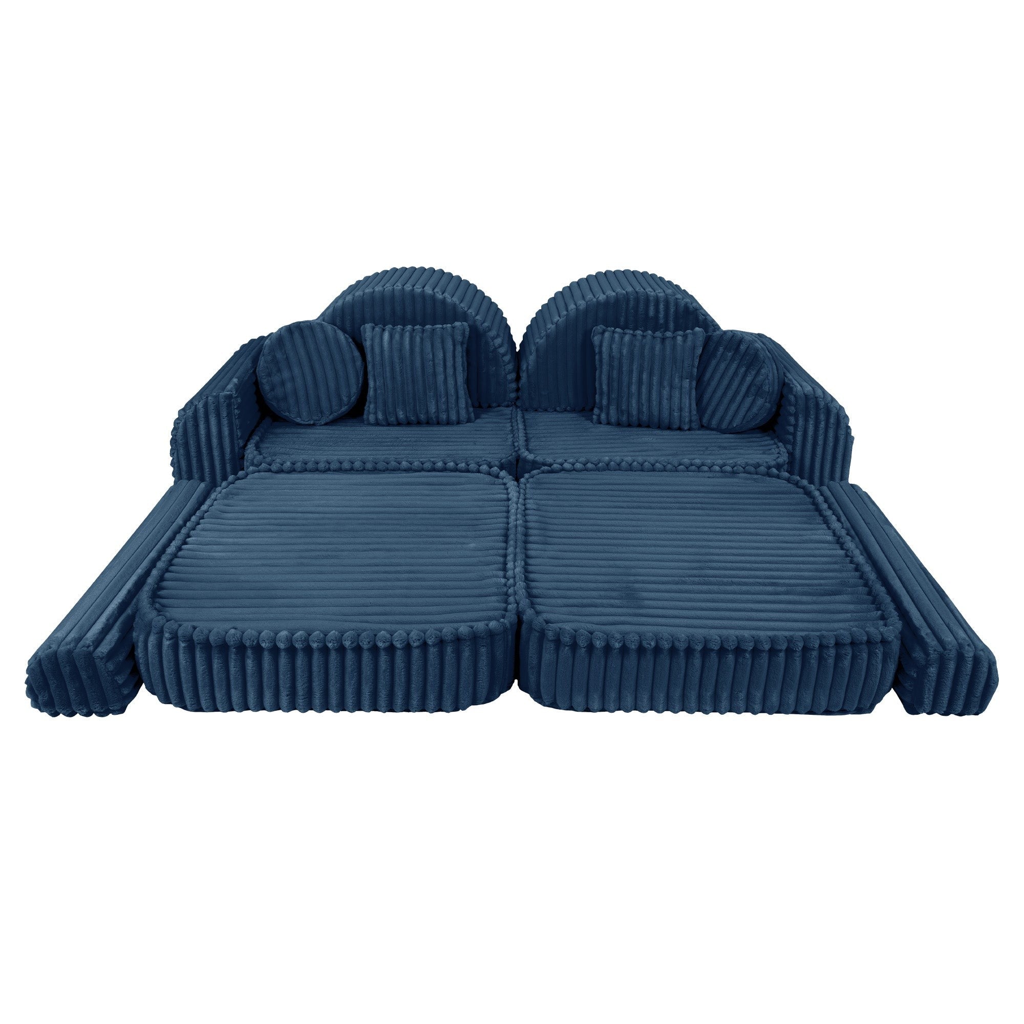 Medium Modular Kids Sofa in Churros Blue
