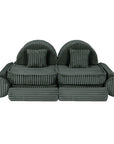 Medium Modular Sofa for Kids - Churros Forest Green Plus
