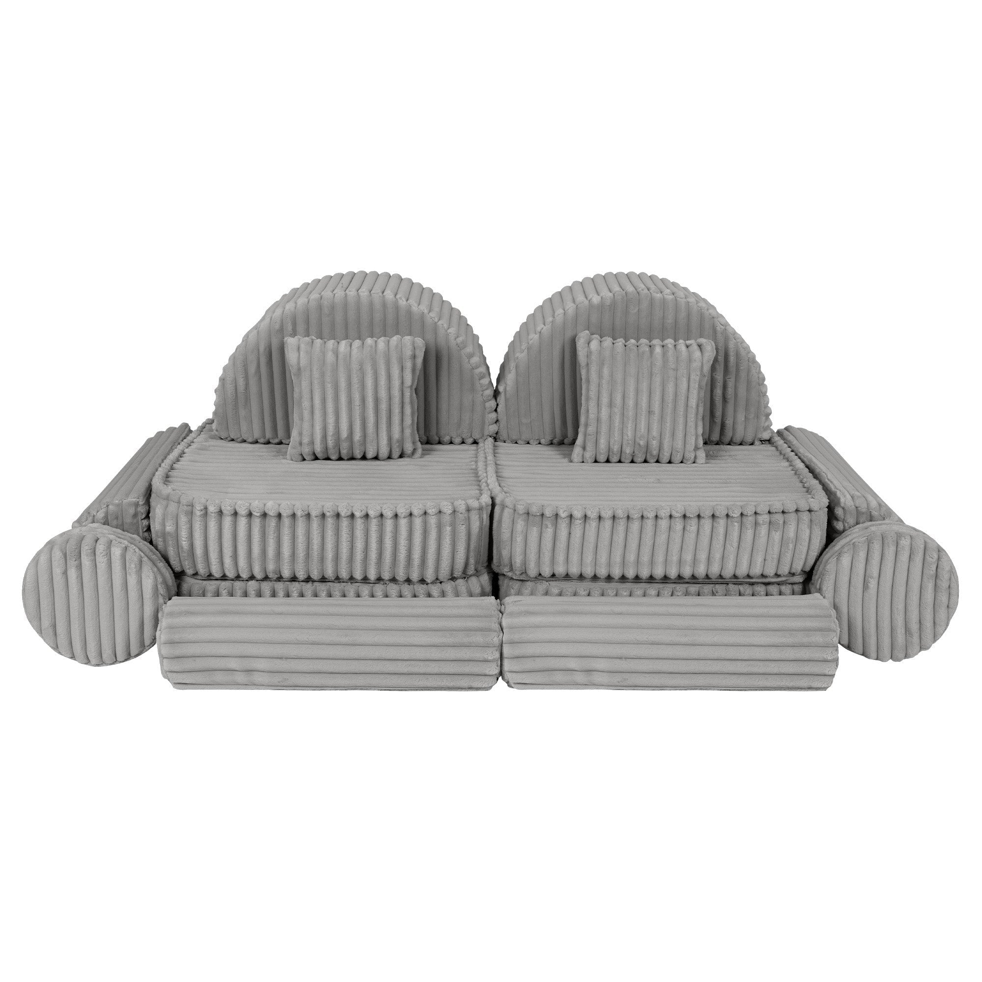 Medium Modular Sofa for Kids in Moon Grey