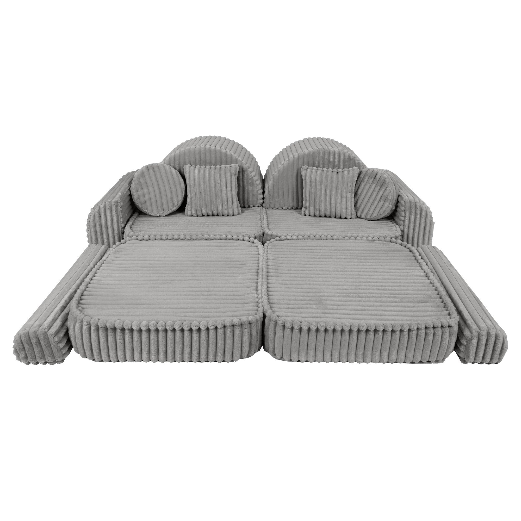 Medium Modular Sofa for Kids in Moon Grey