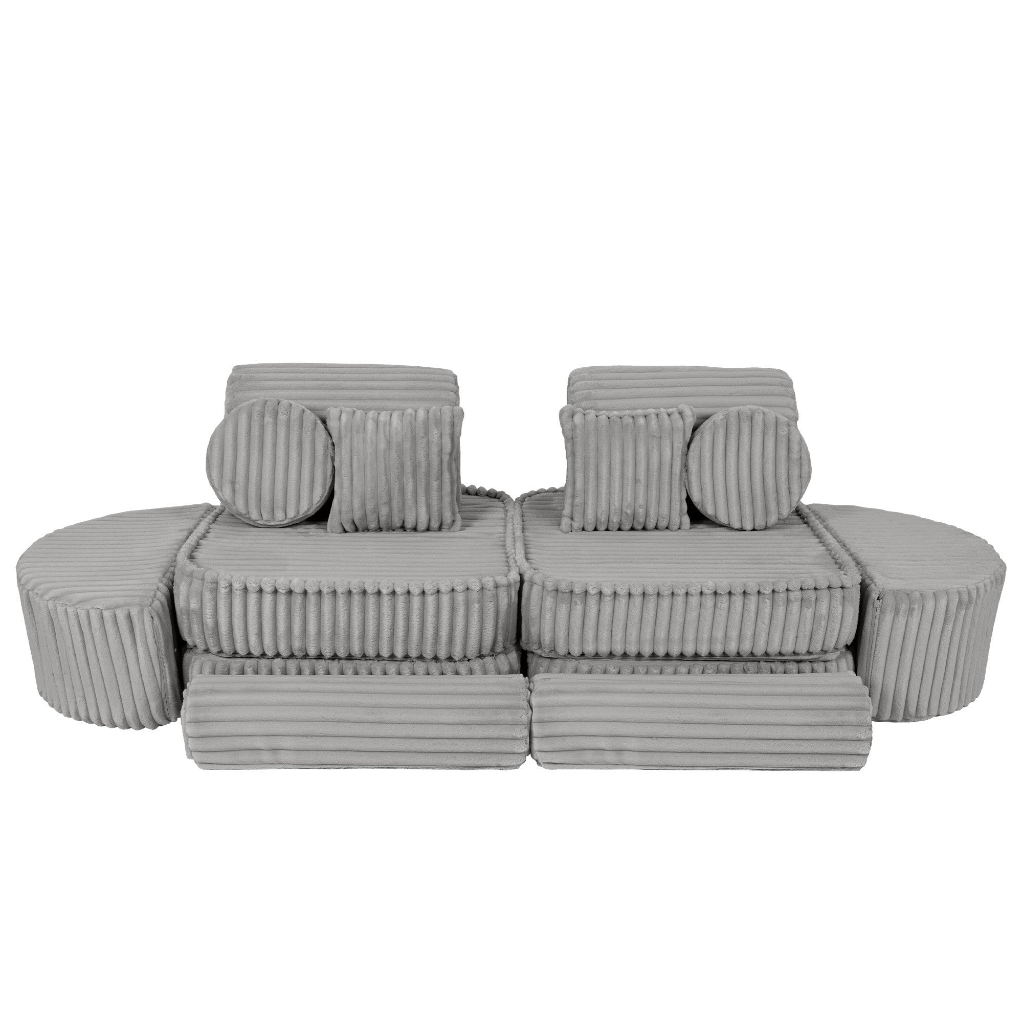 Medium Modular Sofa for Kids in Moon Grey
