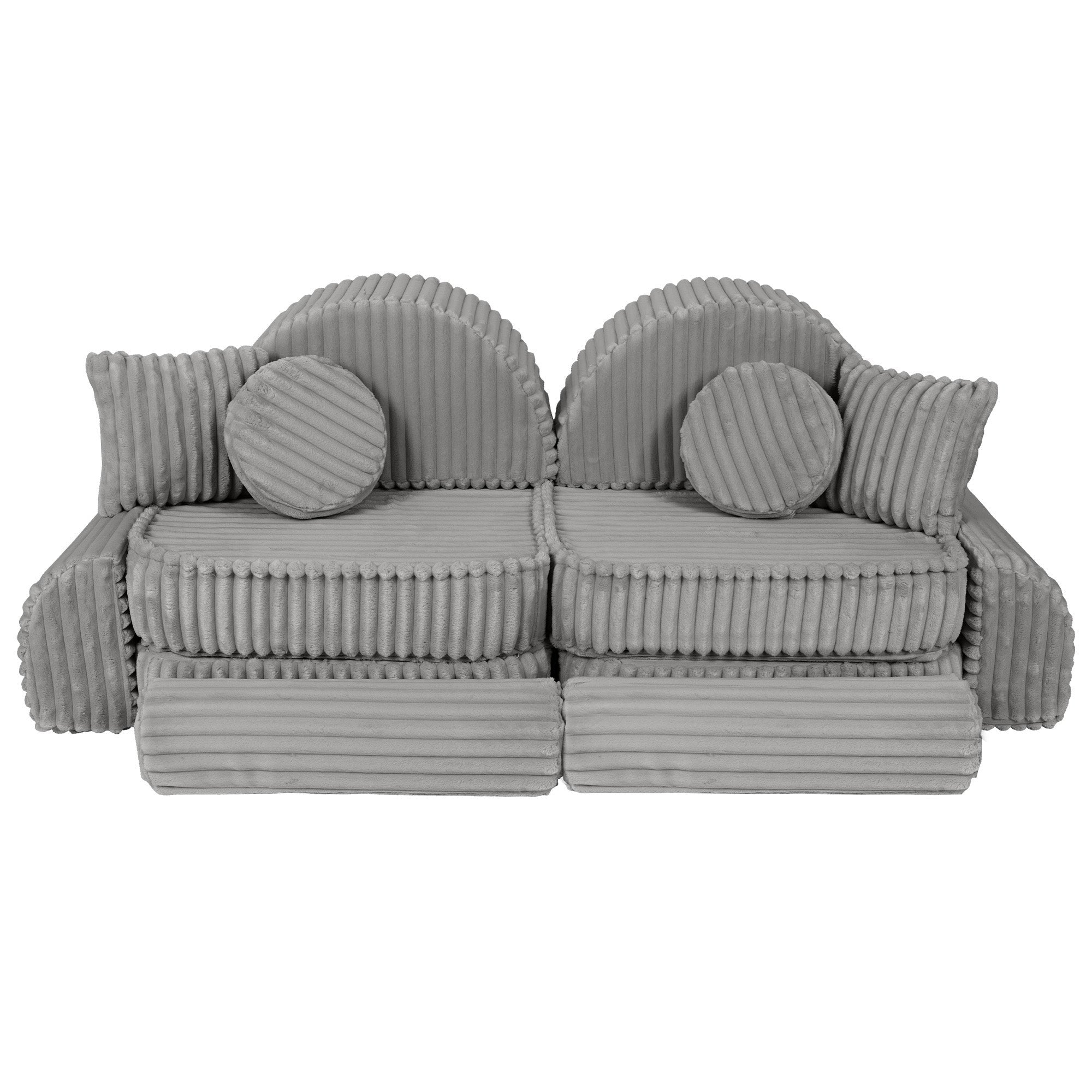 Medium Modular Sofa for Kids in Moon Grey