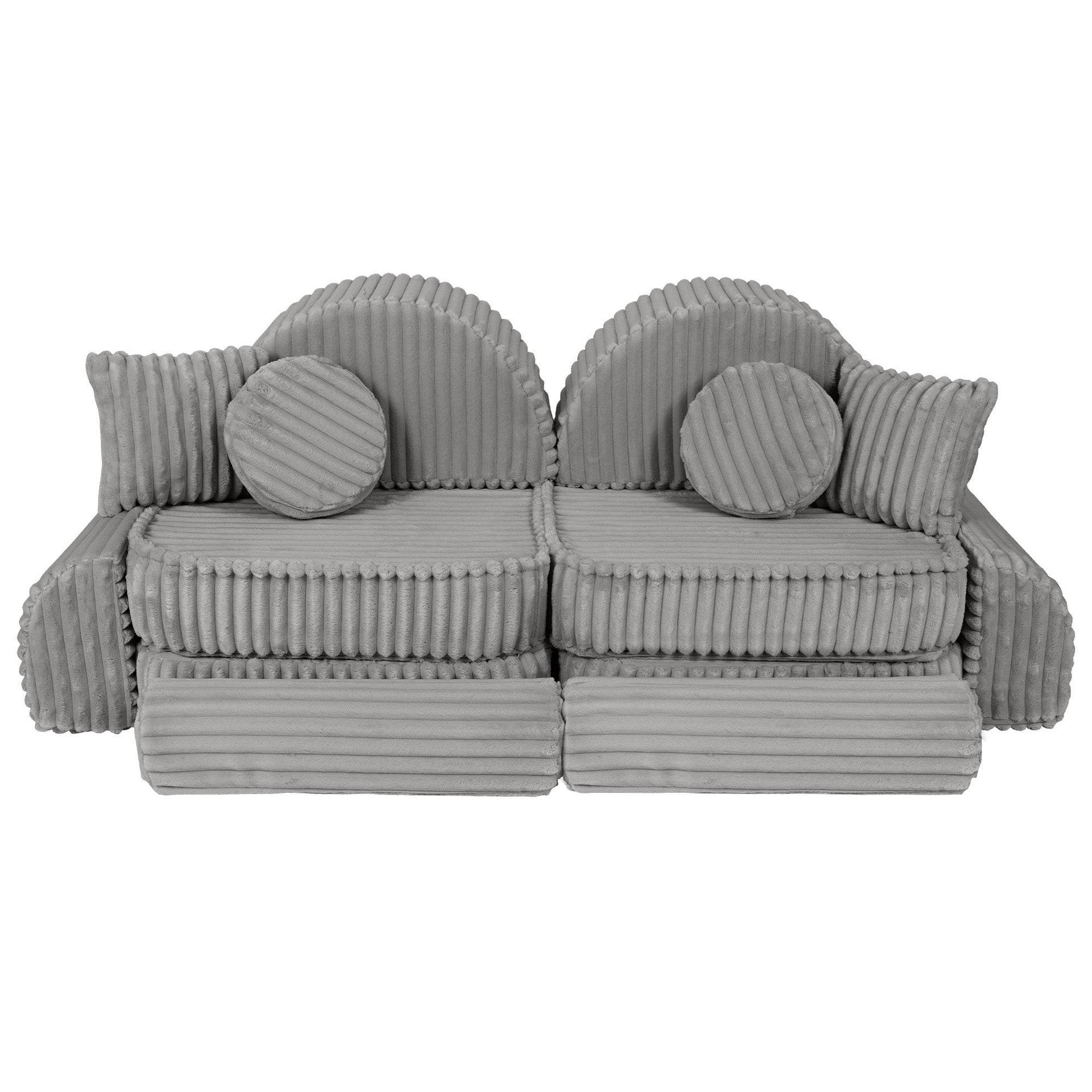 Compact Kid&#39;s Sofa from Churros Collection - Stylish, Safe &amp; Versatile for Modern Spaces by MeowBaby at www.brixbailey.com