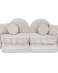 Medium Plus Modular Kids Sofa in Churros White