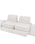 Medium Plus Modular Kids Sofa in Churros White