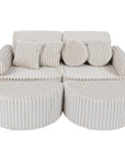 Medium Plus Modular Kids Sofa in Churros White